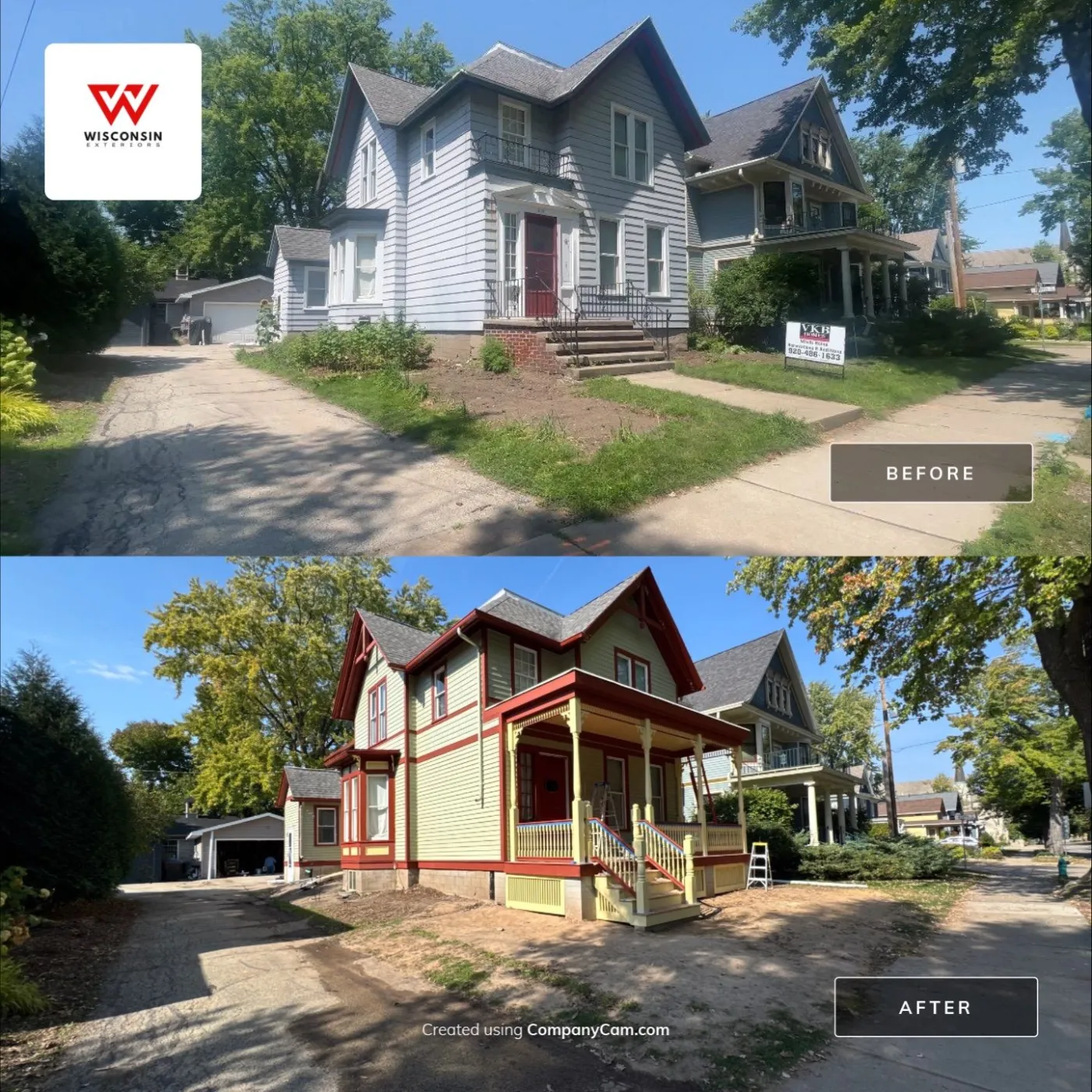 Copy of vinyl siding replacement installation diamond kote makeover appleton wi